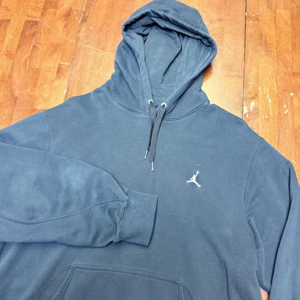 Jordan Hoodie Mens XL Black Jumpman Fleece Pullover Sweatshirt